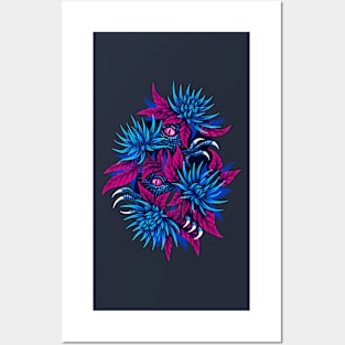 Hidden Creatures - Pink / Blue Posters and Art